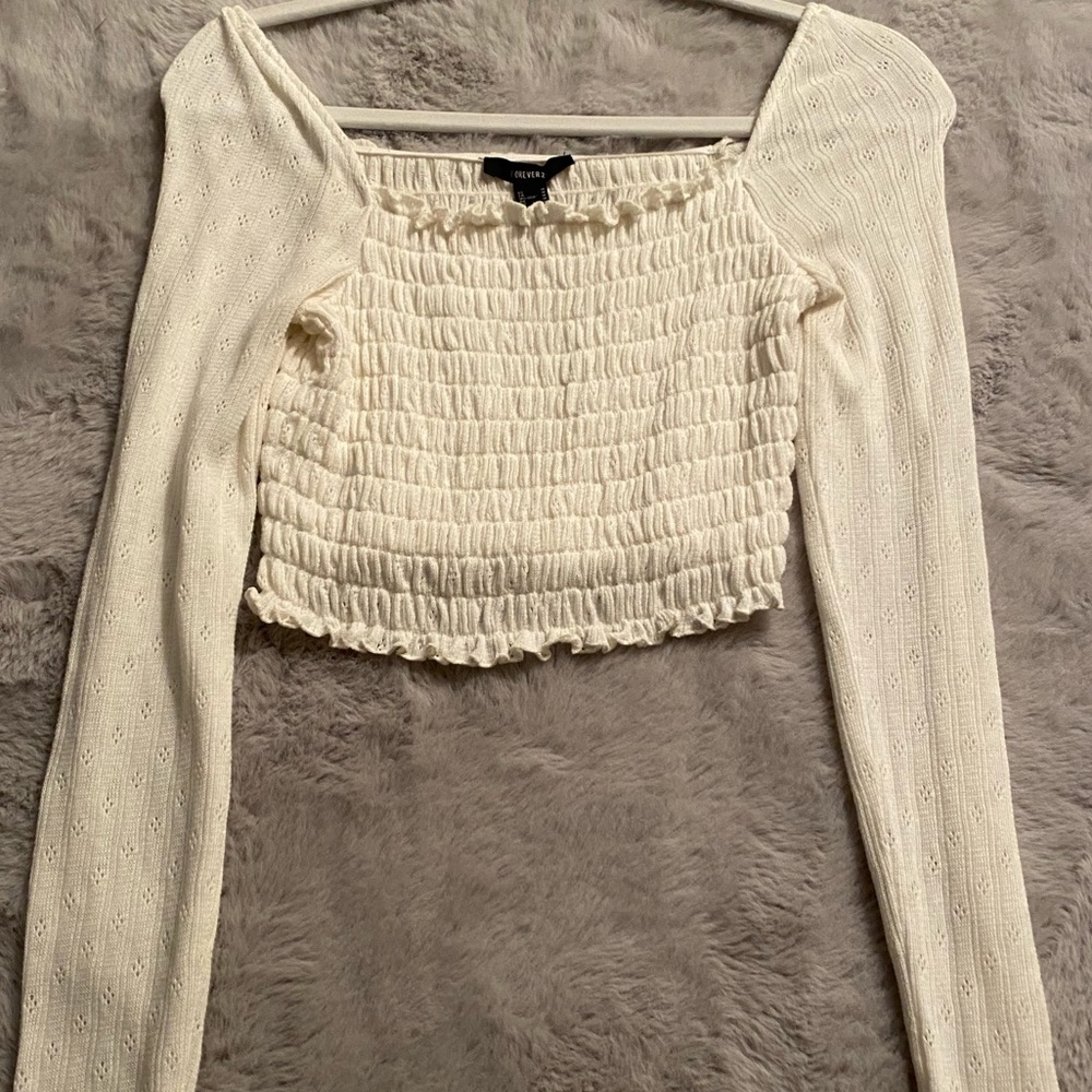 Women’s Long Sleeve Crop Top